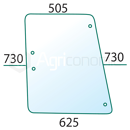 Vitre latérale D/G pour machine agricole JOHN DEERE L61159 adaptable