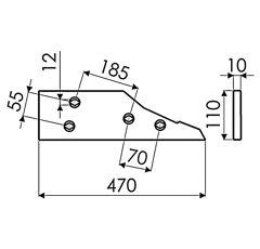Anlage Pflug V/G KUHN/HUARD 279051 original