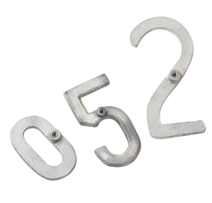 Série de numéros à marquer en aluminium 10 cm - KAMER