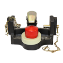 Kugeleinsatz Kugel 80,W= 322 S30, Schwarz  