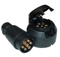 Prise et ficher pour attelage 7 pôles 5102156 adaptable