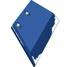 Scharblatt - links 3352011M Lemken by Muzzi Industrie