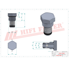 Filtre hydraulique adaptable HIFI FILTER SH62241