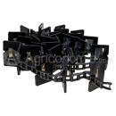 Cadena de elevador 38,40 mm para cosechadora - trilladora CLAAS adaptable