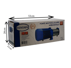 Pompe horizontale pour tranfert d'eaux claires 380 V - 2,65 KW - RENSON