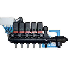 Electrovanne pulvérisateur 3 voies 5 tronçons - BERTHOUD 218810