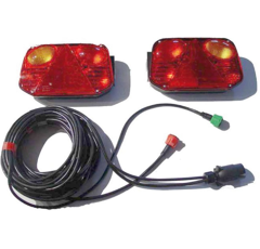Kit éclairage complet 11 m pour remorque pour tracteur adaptable