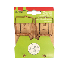 Pack de 24 x 2 tapettes à souris en bois - SWISSINNO