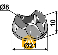 Klemmstück   8x23 + 8x24KEMPER 16796 – Nachbau  
