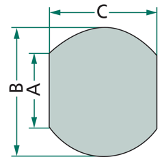 Sphère Ø 37-56 mm Cat.3-2 adaptable