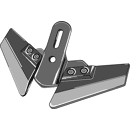 Flügelschar 370 mm Köckerling Nachbau 10140037NN