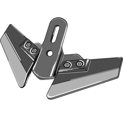 Flügelschar 370 mm Köckerling Nachbau 10140037NN