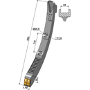 Schmalschare - Hartmetall beschichtet 101EXT1122 Maschio Nachbau