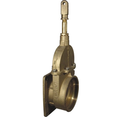 Vanne bronze bride filetée + 1 joint adaptable