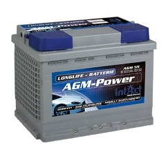 Batterie 12 V 55 AH AGM55 Intact