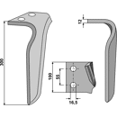 Kreiseleggenzinken - links RHFRN01L RH  Frandent