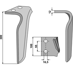 Kreiseleggenzinken - links RHFRN01L RH  Frandent