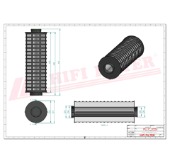 Filtre à huile adaptable HIFI FILTER SO8043