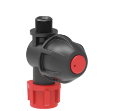 Porte buse monojet à visser avec écrou Mâle 1/4" - ARAG