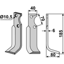 Fräsmesser - rechts GOL11R Goldoni Nachbau
