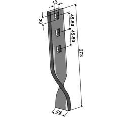 Verschleißteil  273 mm – Nachbau  