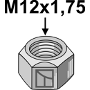 Mutter M12x1,75 für Häcksler LEMKEN – Nachbau  