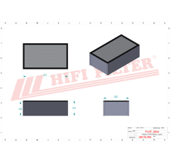 Filtre habitacle adaptable HIFI FILTER SC70175PAV4
