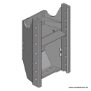 Lagerbock HVLB,W= 330 S32,Lindner Geotrac, mit Wegezapfwelle Schwarz      
