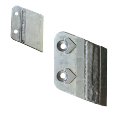 Bord d'attaque Gauche 2 trous carbure, plaquettes carbure arrière et rechargement AGRISEM 28132 adaptable