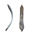 Soc de cultivateur vrillé et réversible Gauche avec plaquettes carbure et renfort acier AMAZONE 78708677 adaptable