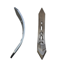 Soc de cultivateur vrillé et réversible Gauche avec plaquettes carbure et renfort acier AMAZONE 78708677 adaptable