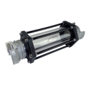 Filtre de remplissage transparent Tamis Inox - Raccord pompier avec verrous DN80