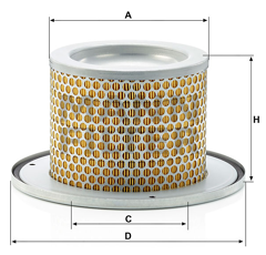 MANN  Luftfiltereinsatz C13742KIT