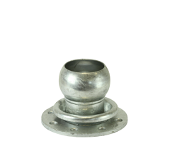 Bride ronde galva sphérique 120 mm mâle