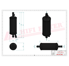 Deshydrateur Climatisation adaptable HIFI FILTER DYH40001
