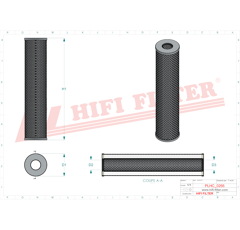 Filtre hydraulique adaptable HIFI FILTER SH74186SP
