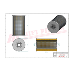 Filtre hydraulique adaptable HIFI FILTER SH78001