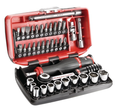 Coffret de 38 pièces de douilles et accessoires cliquet haute performances | FACOM