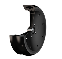 Roue de jauge 400 x 115 mm pour semoir MONOSEM 65003098 origine