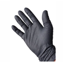 Boîte de 50 gants noirs phytosanitaires jetables en nitrile | GRIP