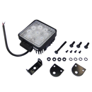 Arbeitsscheinwerfer Quadratisch 9 LED 9-32V 27W 2000 Lumen