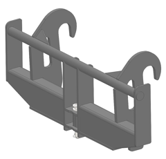 Interface pour télescopique CASE|NEW HOLLAND/MERLO adaptable