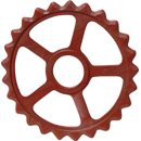 Roue étoile Ø 520 x 114 mm pour rouleau adaptable - BlackSteel©