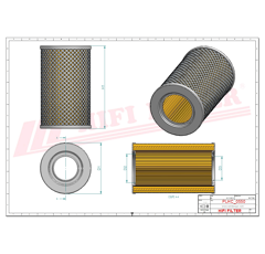 Filtre hydraulique adaptable HIFI FILTER SH66112