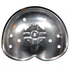 Siège de tracteur en tôle nu 420 x 340 mm