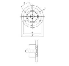 Kit palier complet 16 x 6 mm pour déchaumeur adaptable
