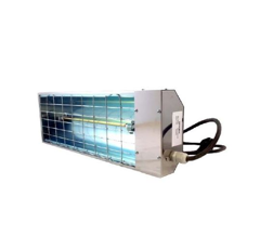 Chauffage Radiant halogène Tout Inox - Intertec