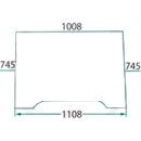 Pare-brise ouvrant pour tracteur STEYR 650885720 adaptable