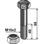 Boulon M16x2 x 80 pour broyeur AGRIMASTER adaptable - Blacksteel©