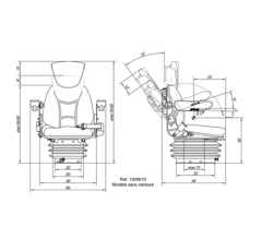 Siège mécanique - RM62 200M | Générique
